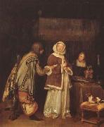 TERBORCH, Gerard The Letter (mk08) Sweden oil painting artist